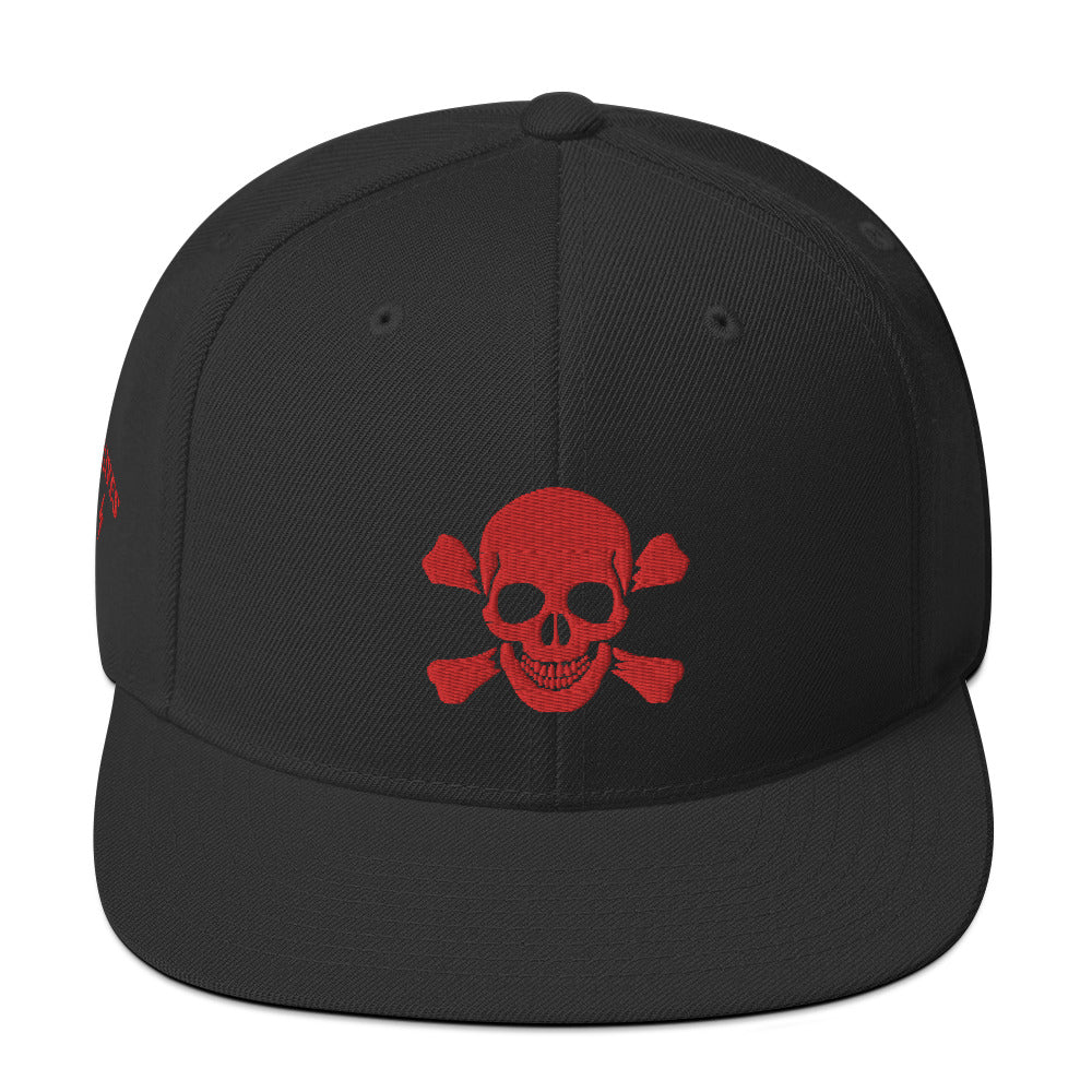 Skull N Cross Bones Snapback Hat