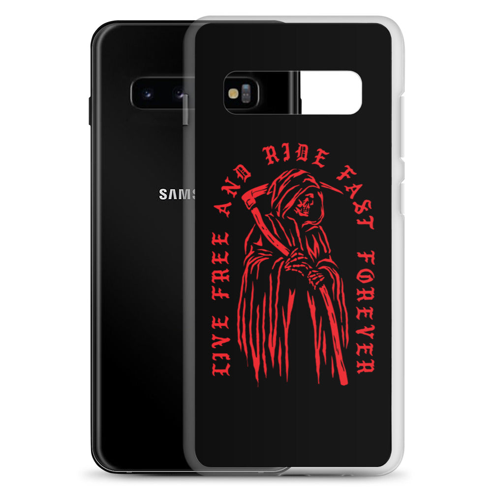 Samsung Case, Live Free And Ride Fast Forever