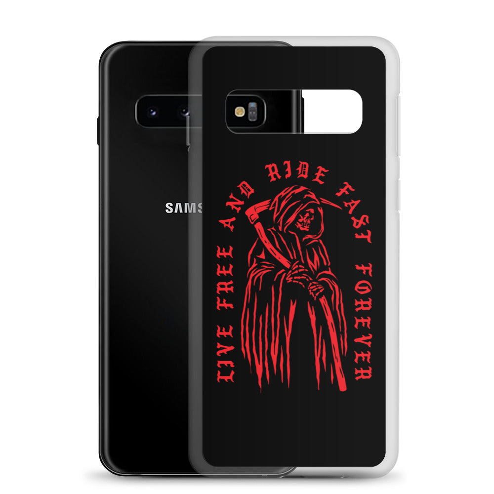 Samsung Case, Live Free And Ride Fast Forever